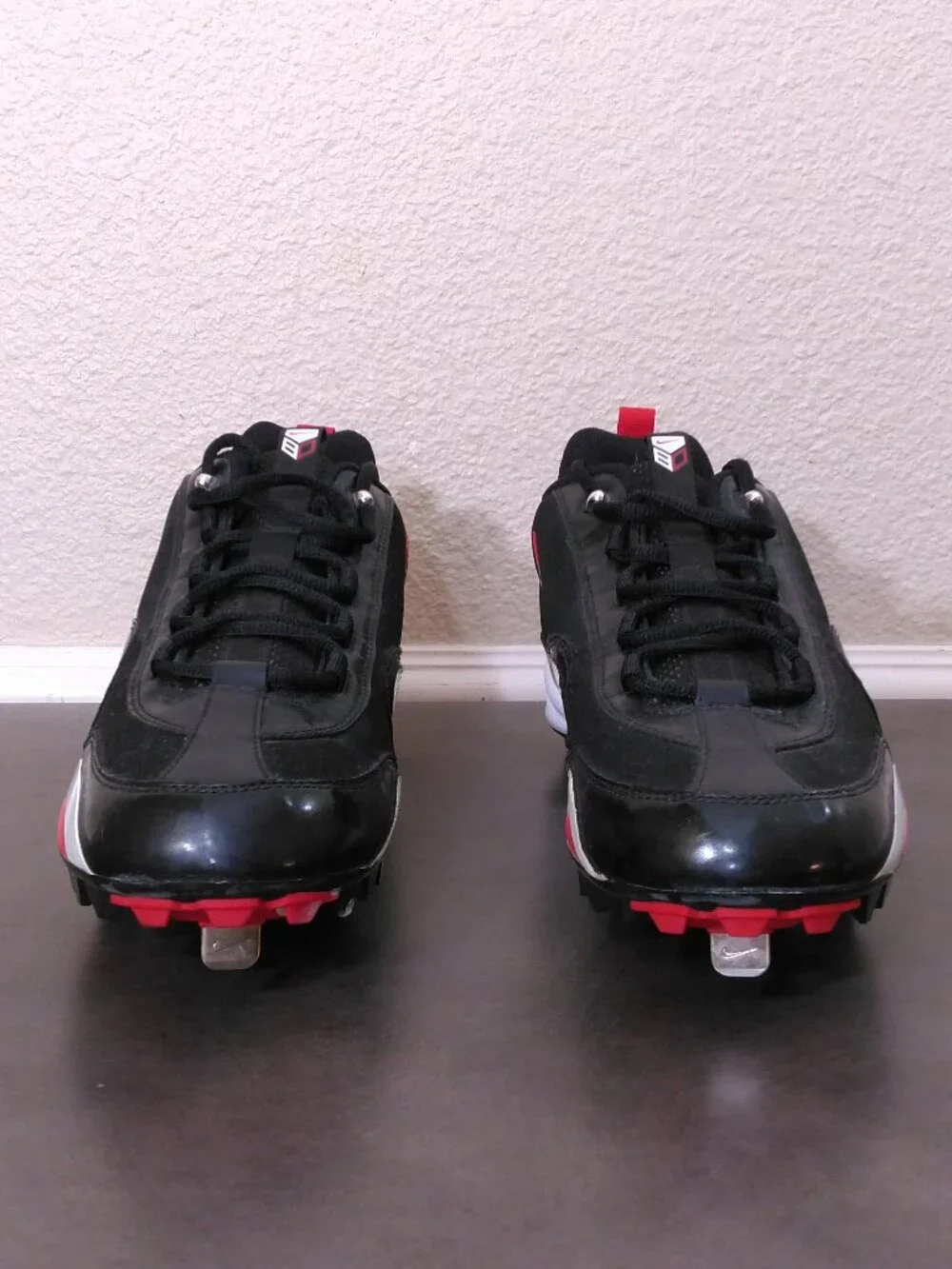 NIKE SLASHER FRAME LITE Baseball Cleats Mens SIZE 13 414990-016 Metal LOW TOP